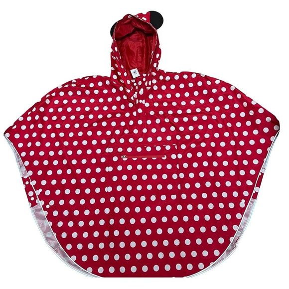 Disney Parks Rain Poncho Minnie OR Mickey Reflective Jacket Packable Coat - Picture 10 of 15